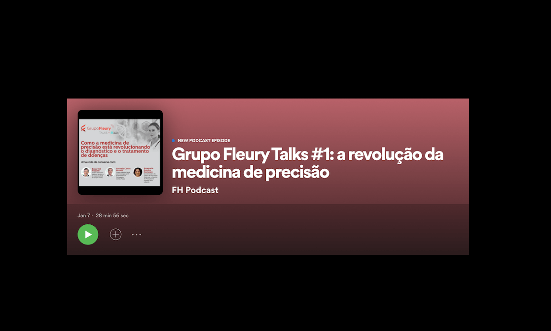 As rodas de conversa do Grupo Fleury Talks viraram podcasts! Pegue seu fone e dê um play agora mesmo