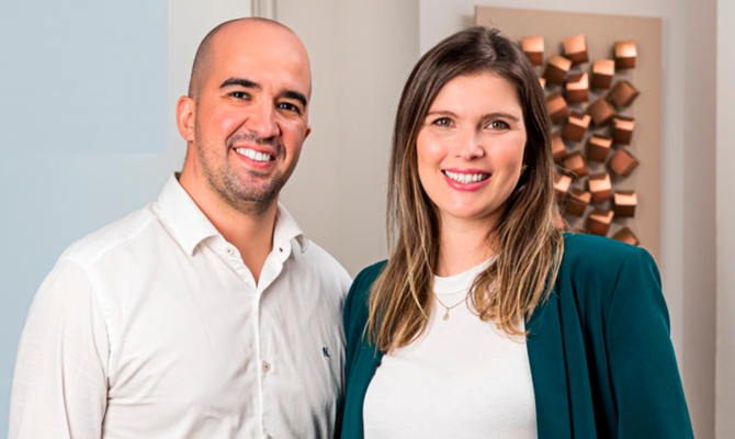 Vinícius Faria e Júlia Cassiano, fundadores da Bem Te Quero 60+