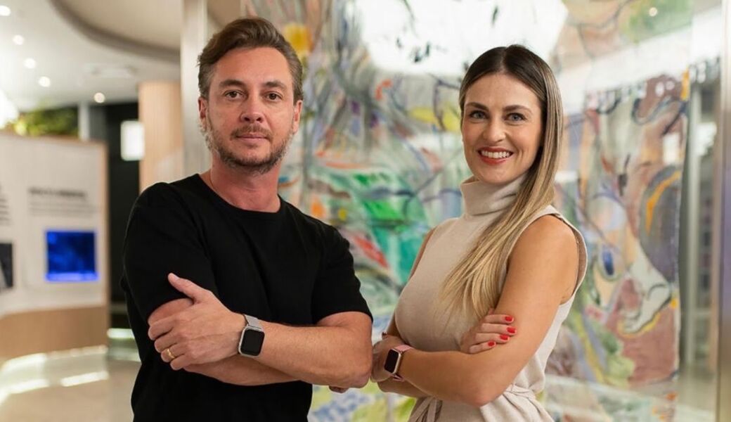 Rafael Arpini (CEO) e Mariana Arpini, da Scientific Skin Technology.